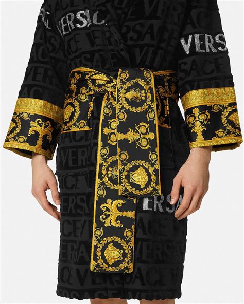 versace hooded bathrobe|Versace bathrobe celebrity.